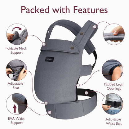 PureHug Baby Carrier - Ergonomic Cozy & Lightweight