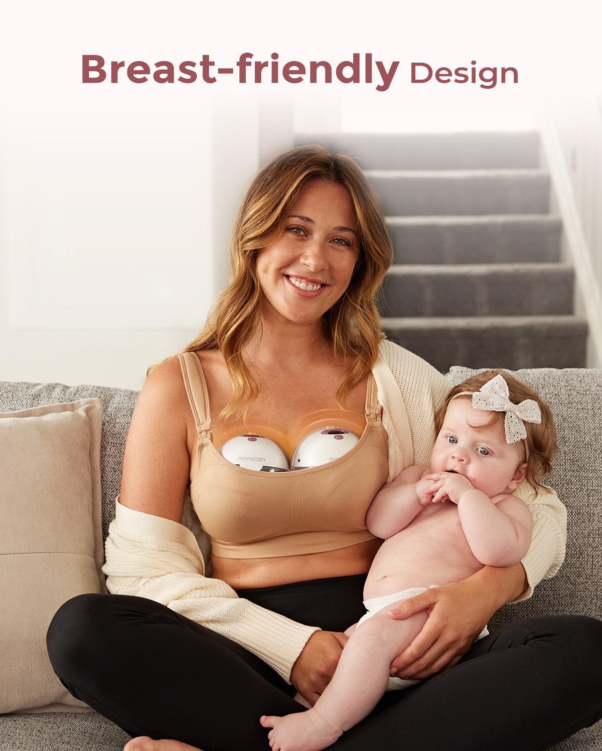 M5 Smart Bra Bundle: Double M5 Smart Breast Pump and 4-in-1 Pumping Bra(YN12)