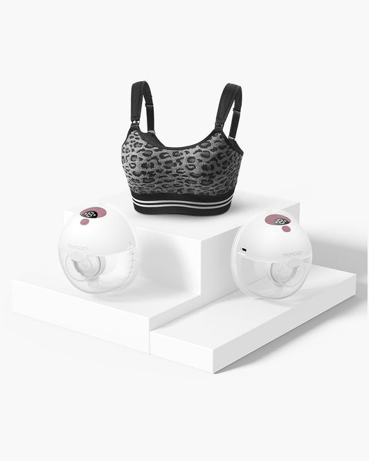 M5 Smart Bra Bundle: Double M5 Smart Breast Pump and 4-in-1 Pumping Bra(YN12)